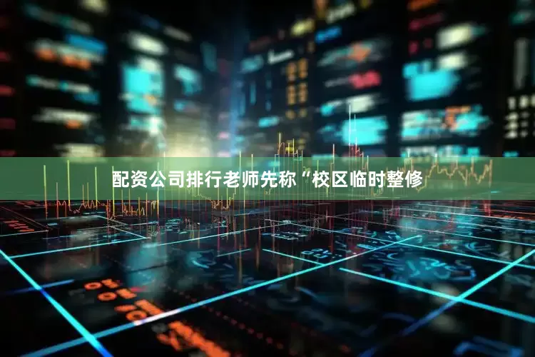 配资公司排行老师先称“校区临时整修